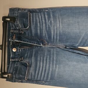 American Eagle, size 4, super hi rise jegging, blue
